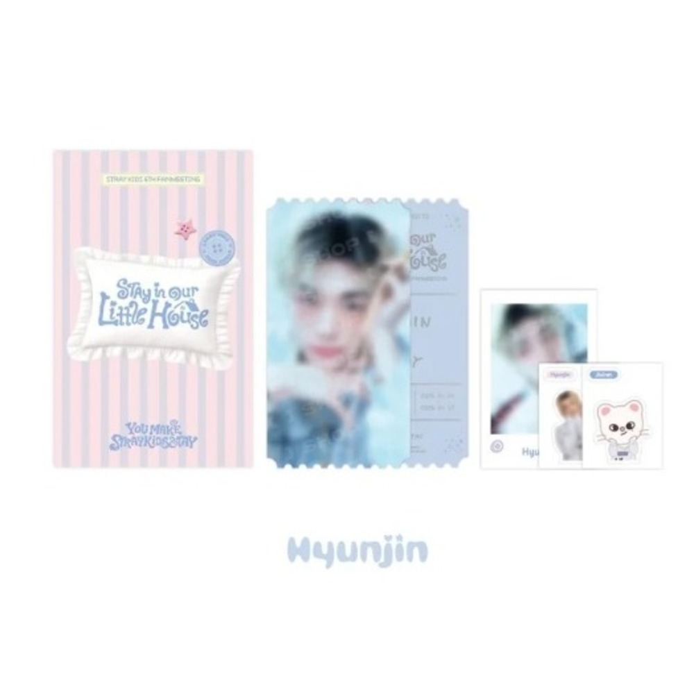 STRAY KIDS HYUNJIN 6th Fan Meeting Stay In Our Little House Special Ticket Set